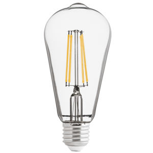 Лед COB димираща крушка filament 8W, E27, ST64, 4200K неутрална светлина, 1000lm, 220V