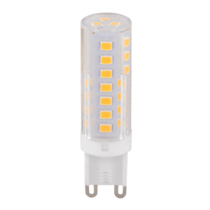 Лед светодиодна крушка 5W, G9, топла светлина 3000K, 220V AC, SMD2835