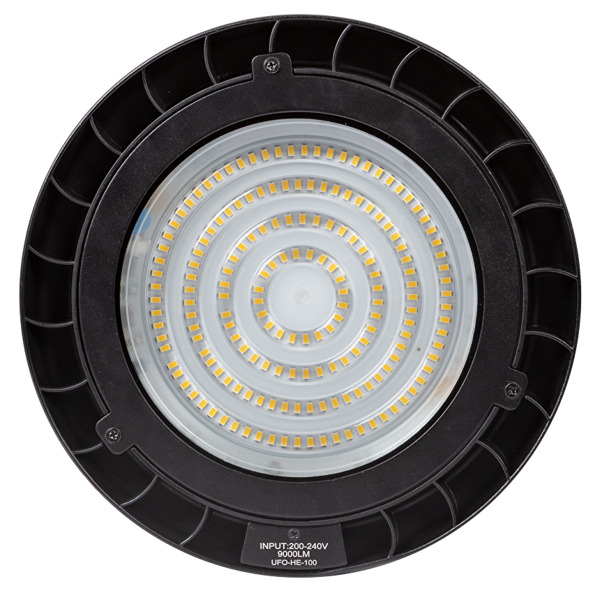 Лед индустриално осветително тяло тип камбана 150W 220V-240V AC 5000K IP54
