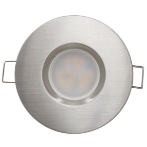 Лед луна за вграждане Night sky сатиниран никел, 6.5W, 2700K топла светлина, 480lm, 220V, степен на защита IP44