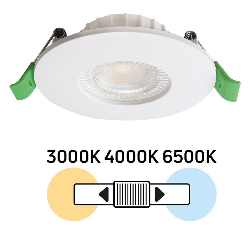 Лед луна Mirage бяла, димираща, 6W, 3000K/4000K/6500K, IP44
