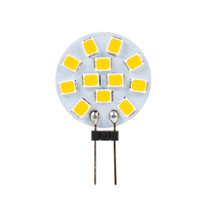 Лед светодиодна крушка 1.5W, G4, 3000K топла светлина, 100lm, 12V, SMD2835.