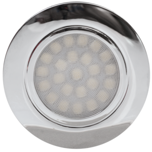 Мини лед луна за вграждане 4W 4200K 220V IP44 хром