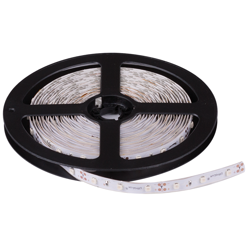 Лед лента 4.8W/m зелена 12V SMD2835 60 LEDs/m IP20 5 метра