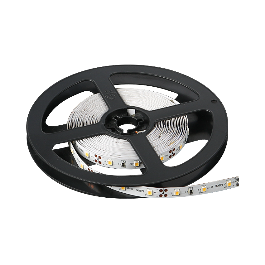 Лед лента 4.8W/m 3000K неутрално бяла 12V DC SMD2835 60 LEDs/m 5 метра