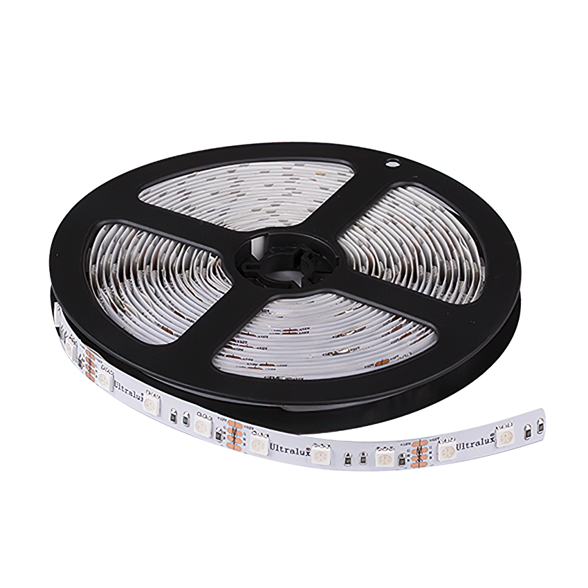 Лед лента 14.4W/m RGB многоцветна 12V DC SMD5050 60 LEDs/m 5 метра