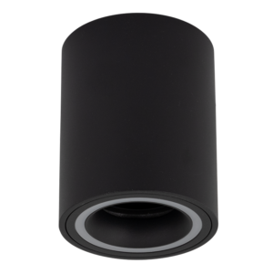 Спот кръг за открит монтаж Onyx GU10 IP20 черен