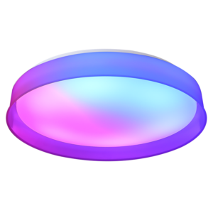 Лед димираща плафониера RGB Athens с дистанционно управление, 28W+5W, с избор на цветна температура RGB цветна или 3000K-6000K, макс 3300lm, IP20.