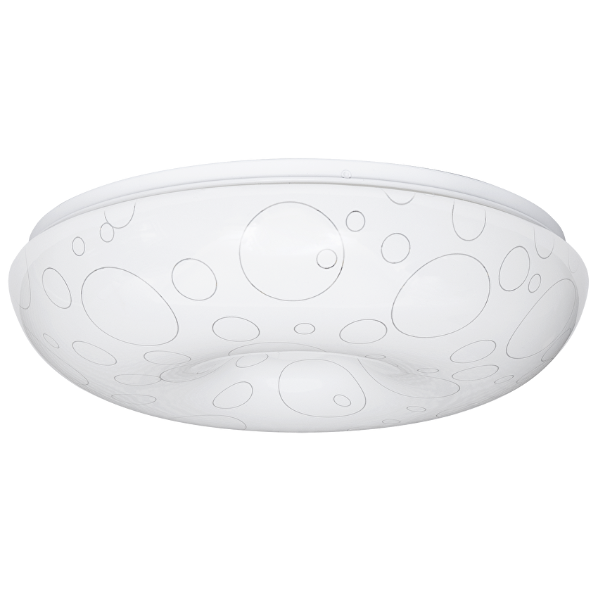 Декоративна лед плафониера Bon бяла 12W, 220V, 4000K, 800lm, IP20