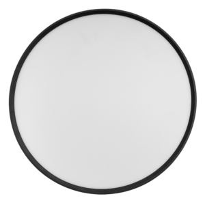 Лед плафониера Roma Slim 40W черна с избор на цветна температура 3000K/4000K/6500K, 4000lm, IP20