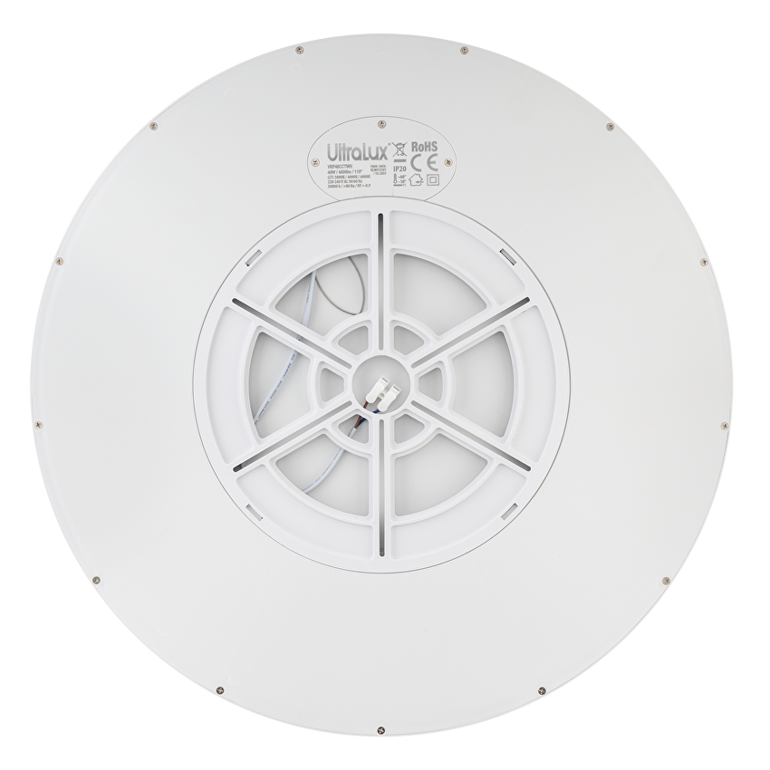 Лед плафониера Roma Slim 40W бяла с избор на цветна температура 3000K/4000K/6500K, 4000lm